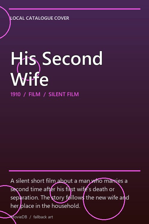 His Second Wife poster