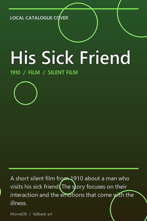 His Sick Friend poster