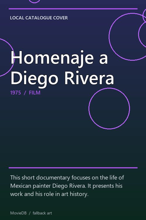 Homenaje a Diego Rivera poster