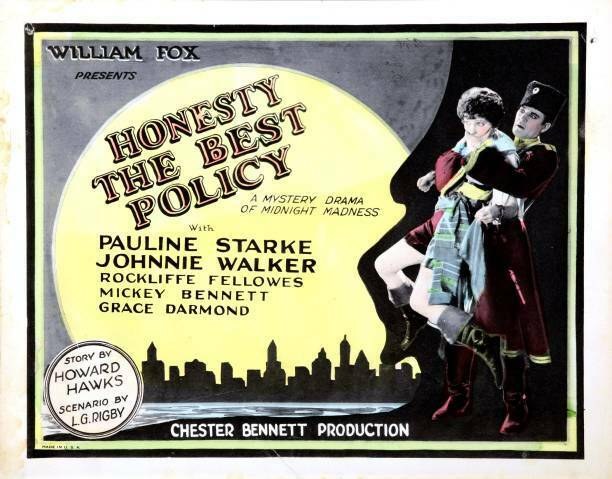 Honesty - The Best Policy poster