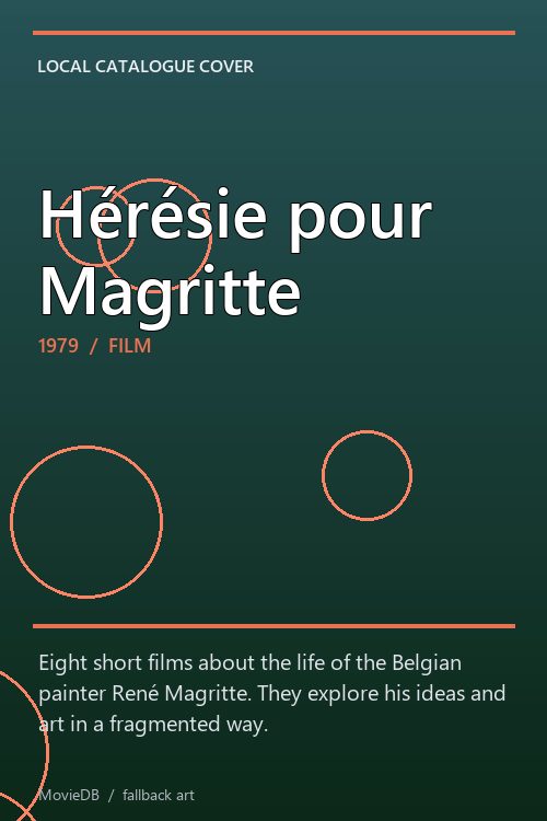 Hérésie pour Magritte poster