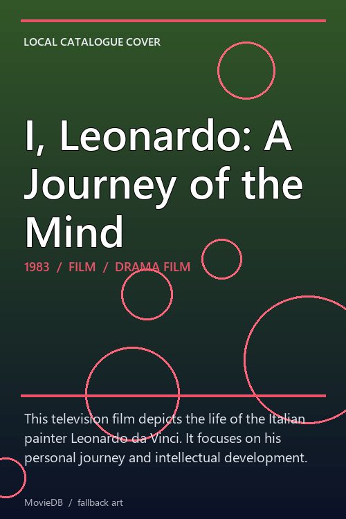I, Leonardo: A Journey of the Mind poster