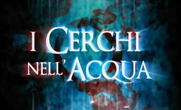 I cerchi nell'acqua poster