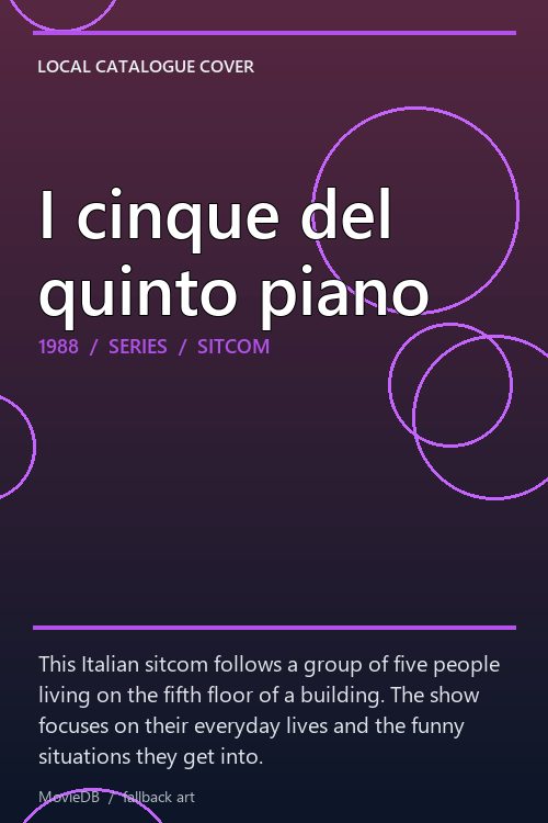 I cinque del quinto piano poster