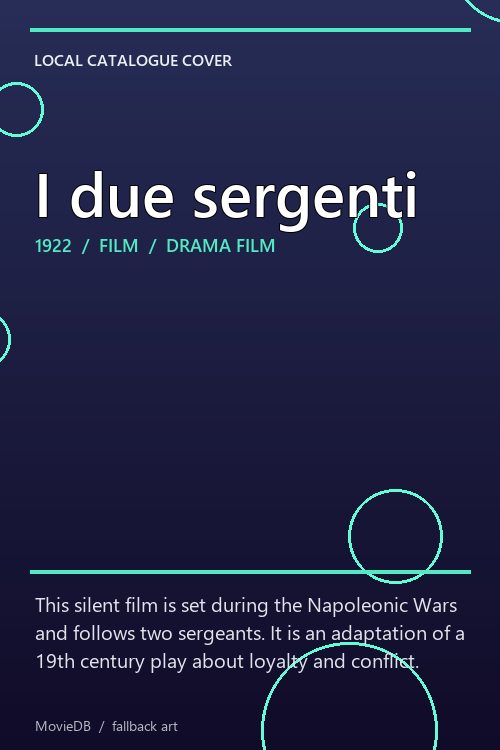 I due sergenti poster