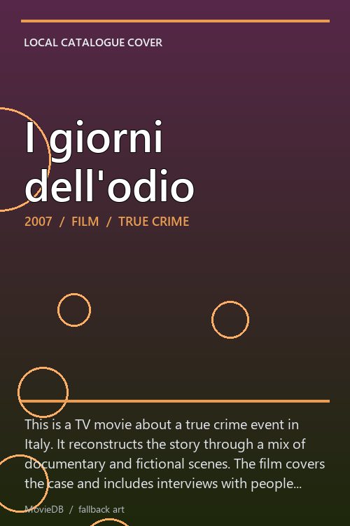 I giorni dell'odio poster