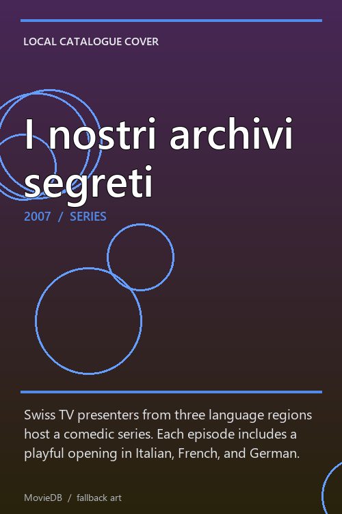I nostri archivi segreti poster