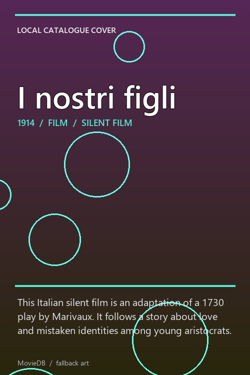 I nostri figli poster