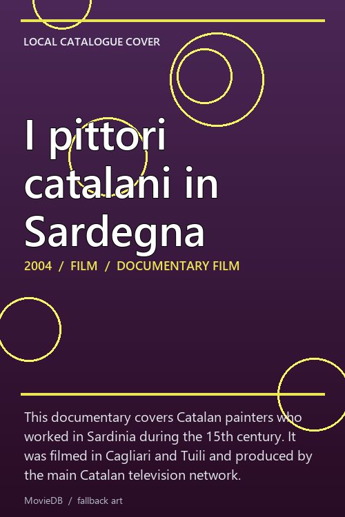 I pittori catalani in Sardegna poster
