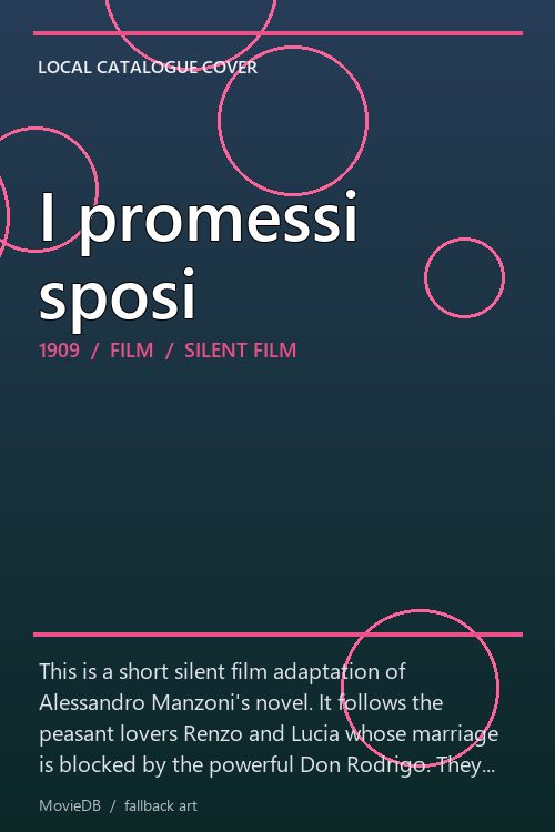 I promessi sposi poster