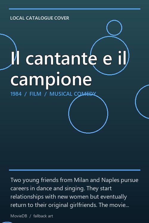 Il cantante e il campione poster