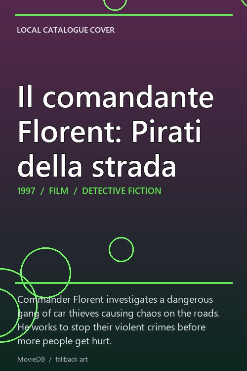 Il comandante Florent: Pirati della strada poster