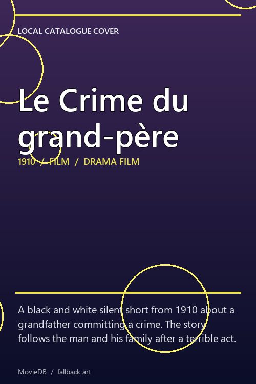 Le Crime du grand-père poster