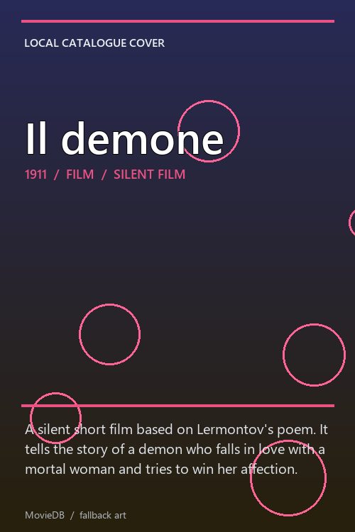 Il demone poster