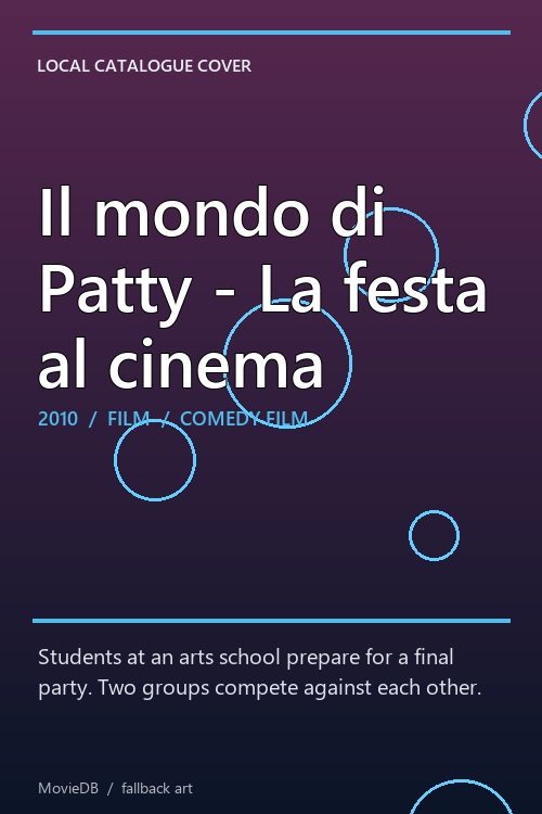 Il mondo di Patty - La festa al cinema poster