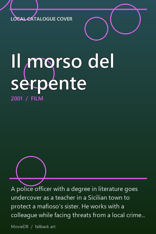 Il morso del serpente poster