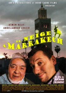 Il neige à Marrakech poster