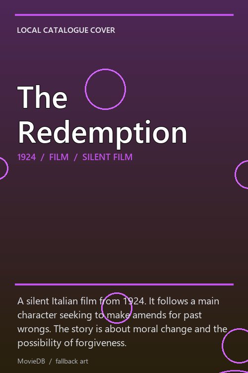 The Redemption poster