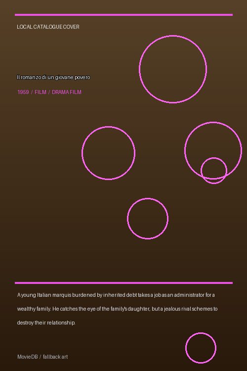 Il romanzo di un giovane povero poster