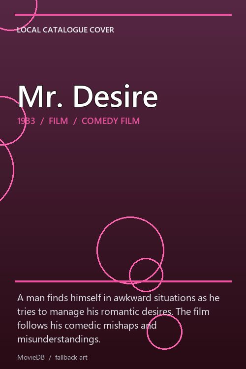 Mr. Desire poster