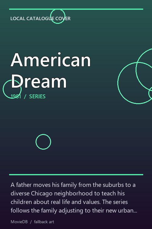 American Dream poster
