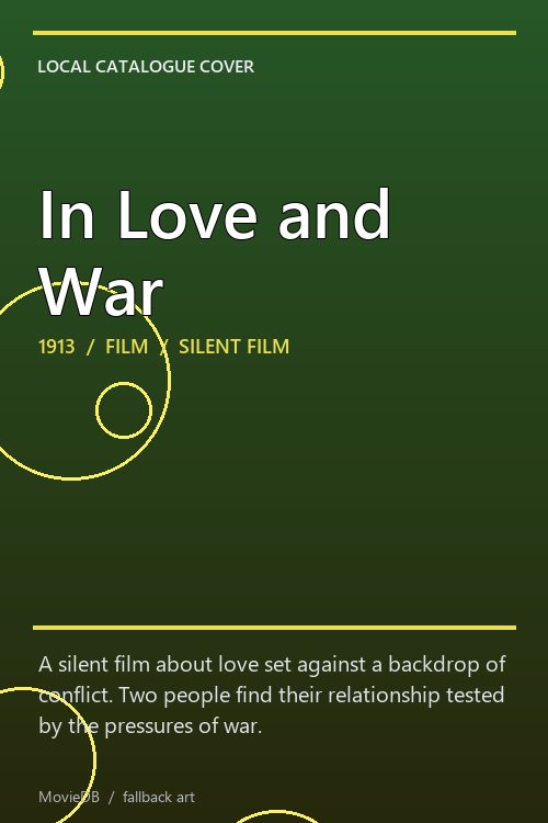 In Love and War poster