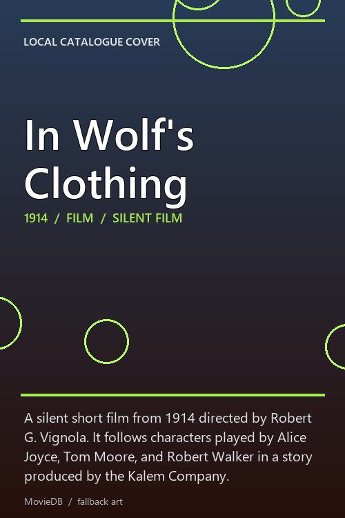 In Wolf's Clothing poster