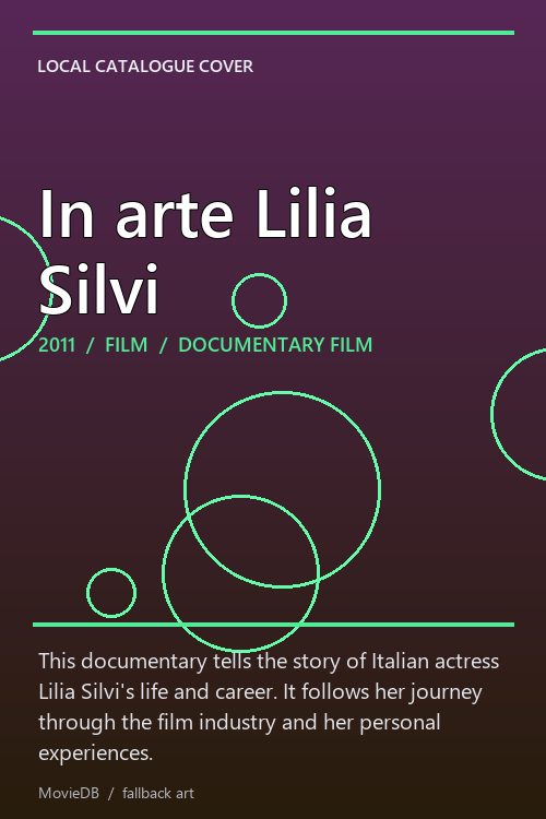 In arte Lilia Silvi poster