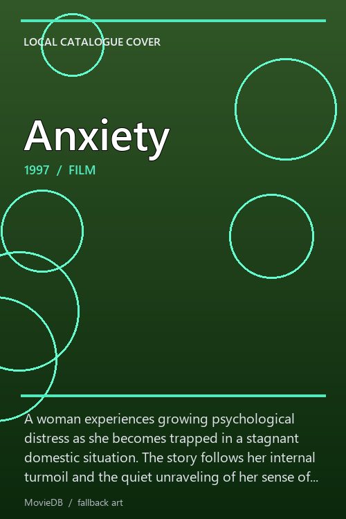 Anxiety poster