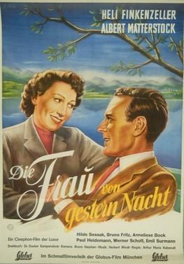The Woman from Last Night poster