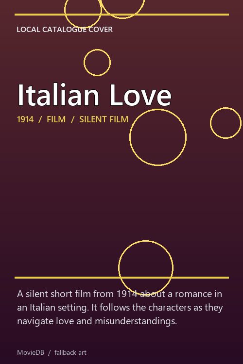Italian Love poster