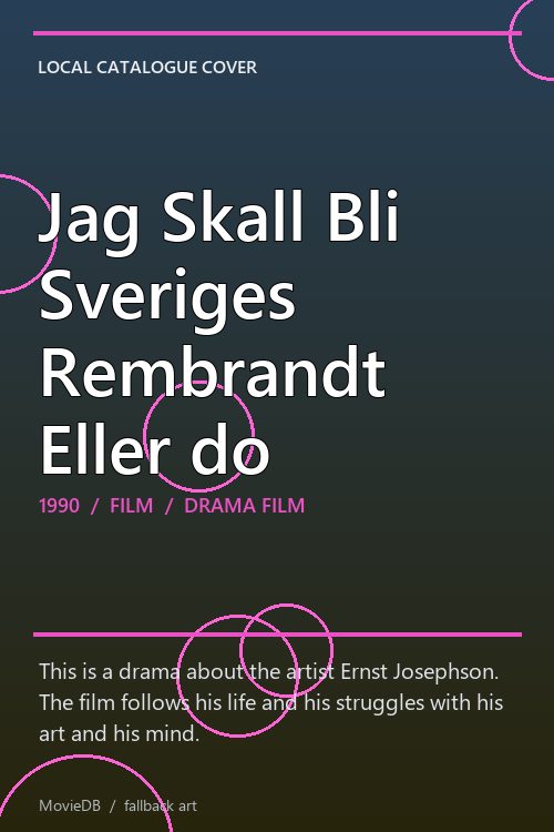 Jag Skall Bli Sveriges Rembrandt Eller do poster