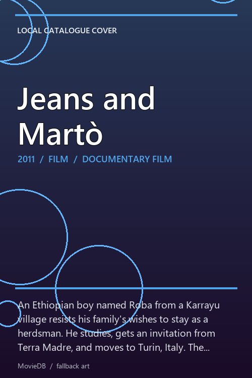 Jeans and Martò poster