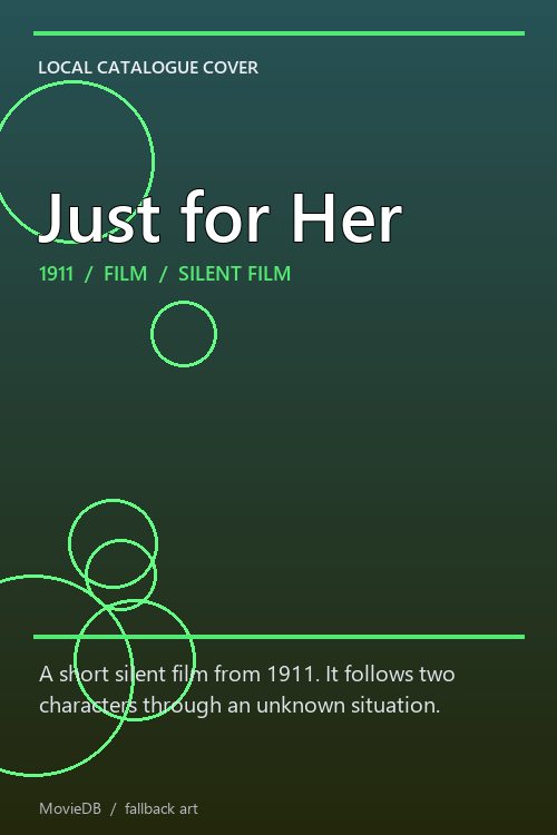 Just for Her poster