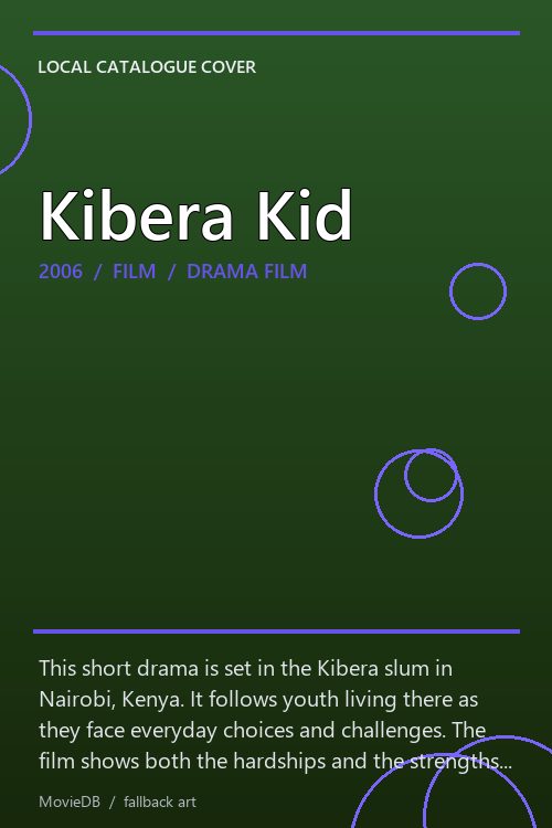 Kibera Kid poster