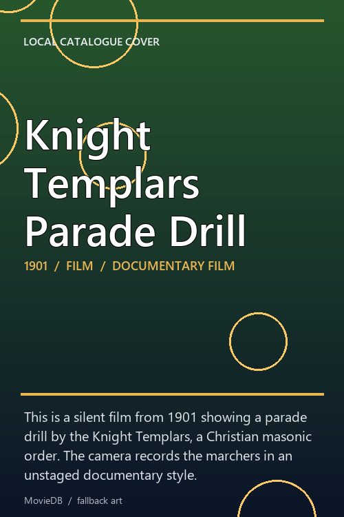 Knight Templars Parade Drill poster
