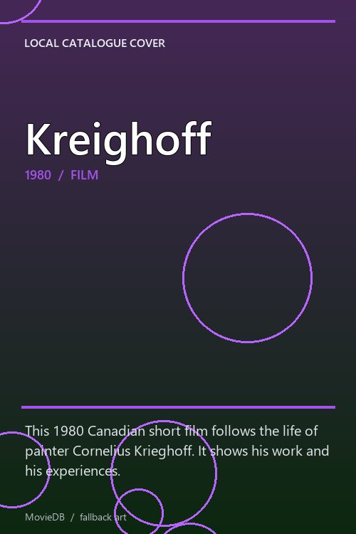 Kreighoff poster