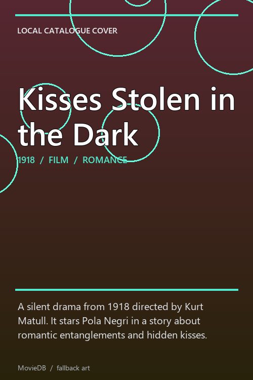 Kisses Stolen in the Dark poster