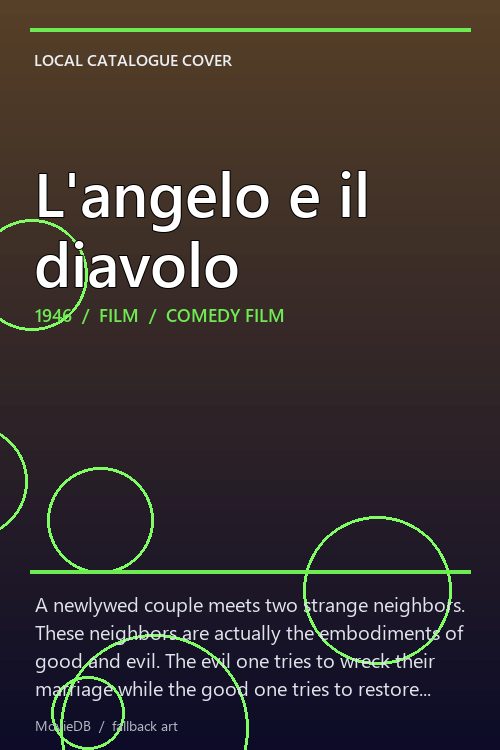 L'angelo e il diavolo poster
