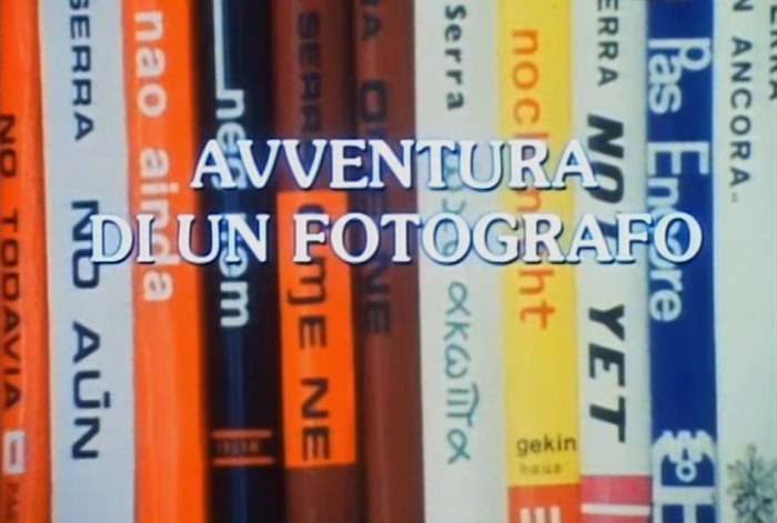 Avventura di un fotografo poster