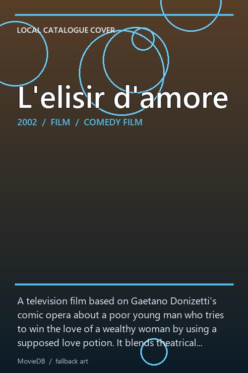 L'elisir d'amore poster