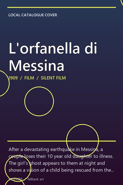 L'orfanella di Messina poster
