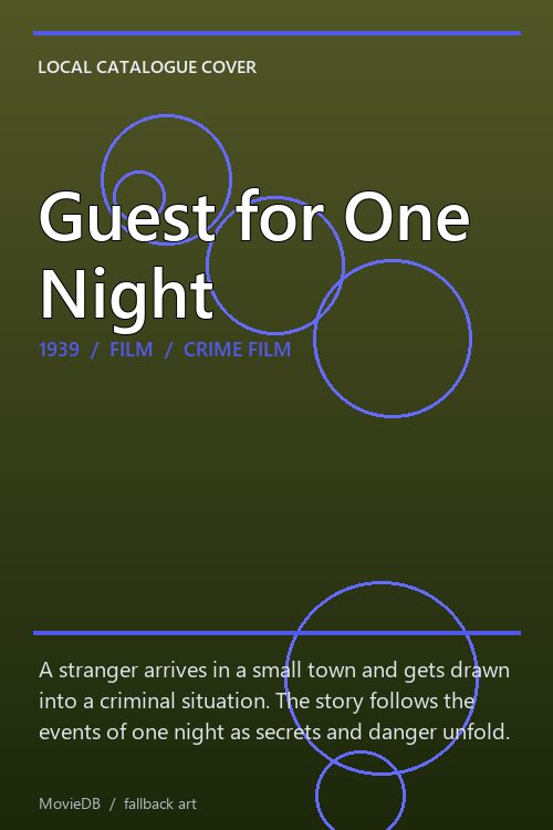 Guest for One Night poster