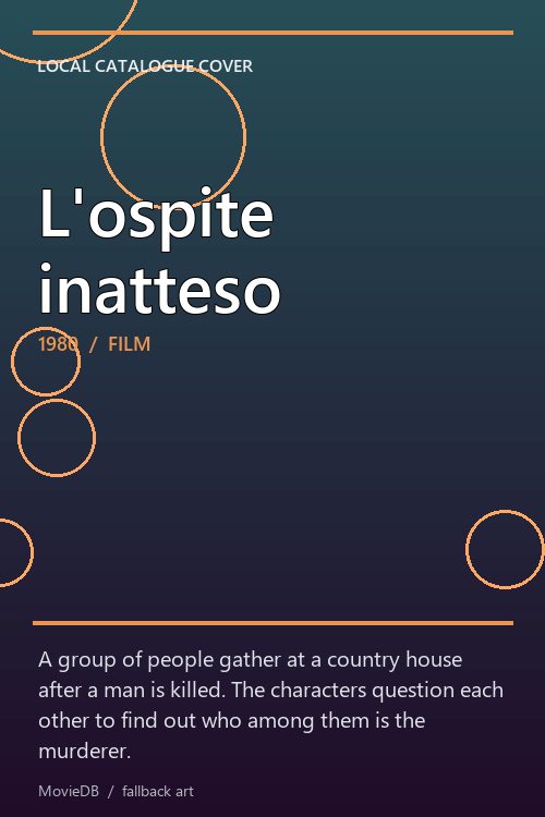 L'ospite inatteso poster