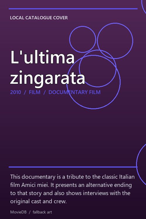 L'ultima zingarata poster