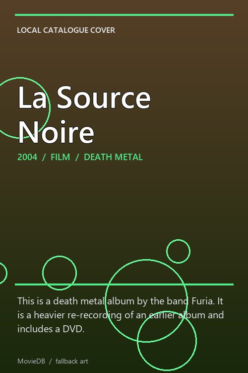 La Source Noire poster