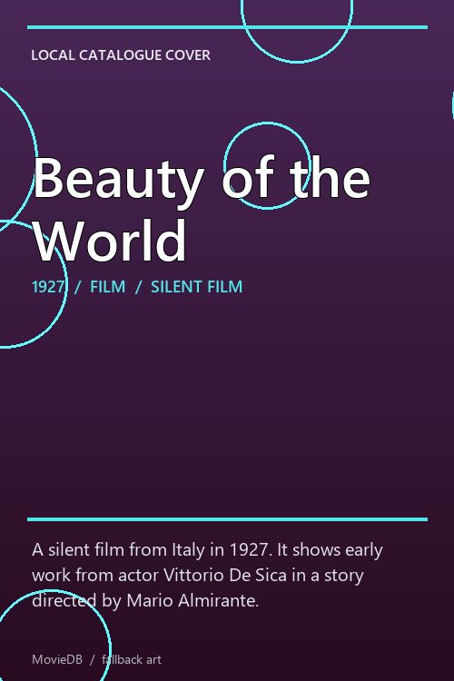 Beauty of the World poster