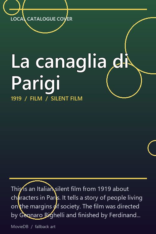La canaglia di Parigi poster