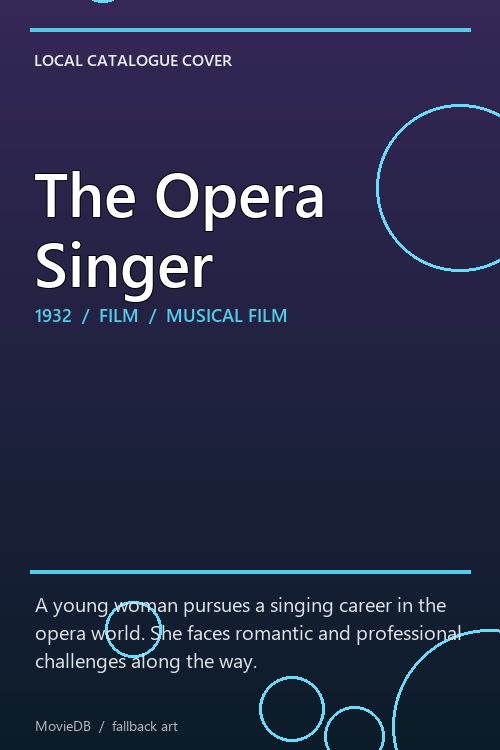 The Opera Singer poster