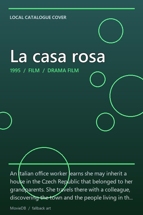 La casa rosa poster